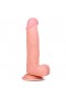 20 Cm Dual Layer Oynar Derili Realistik Penis Dildo